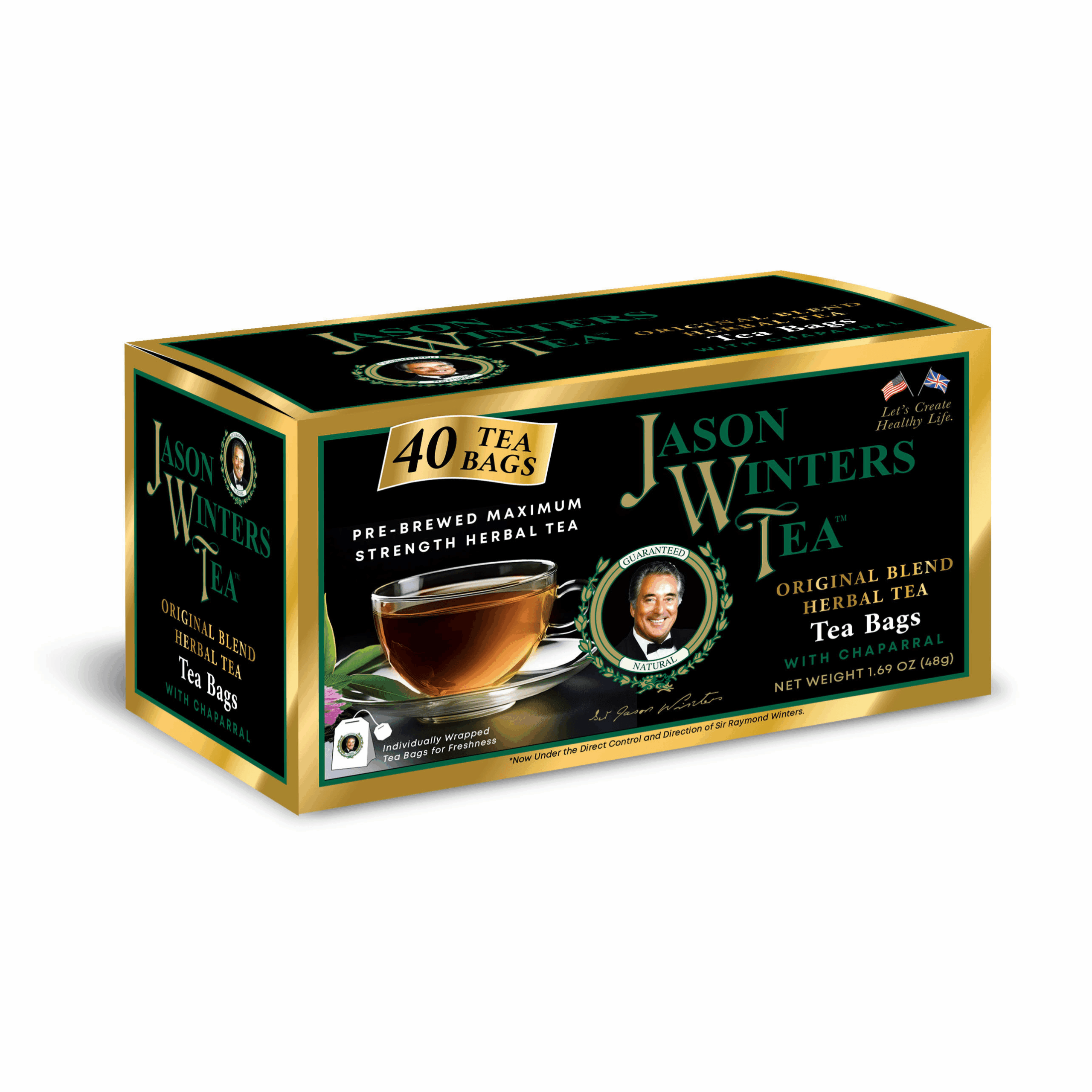 Original Tea Bags With Chaparral - 40s | Sir Jason Winters